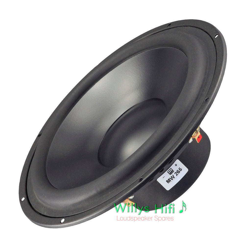 Morel MW265 8&quot; Midwoofer Damped Polymer Cone - 4 OHM