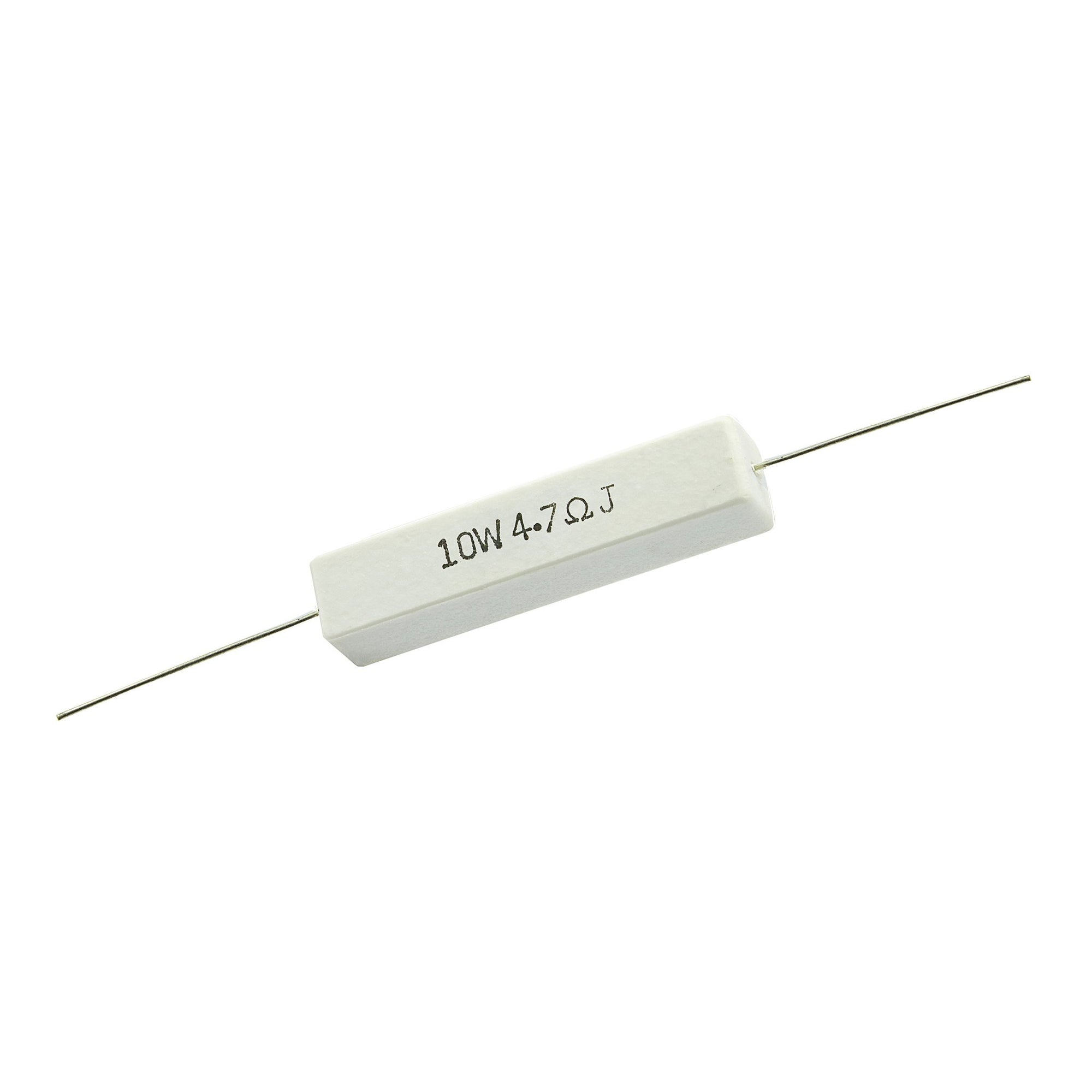 4.7 Ohm 10 Watt 5% Ceramic Wirewound Resistor - Willys-Hifi Ltd