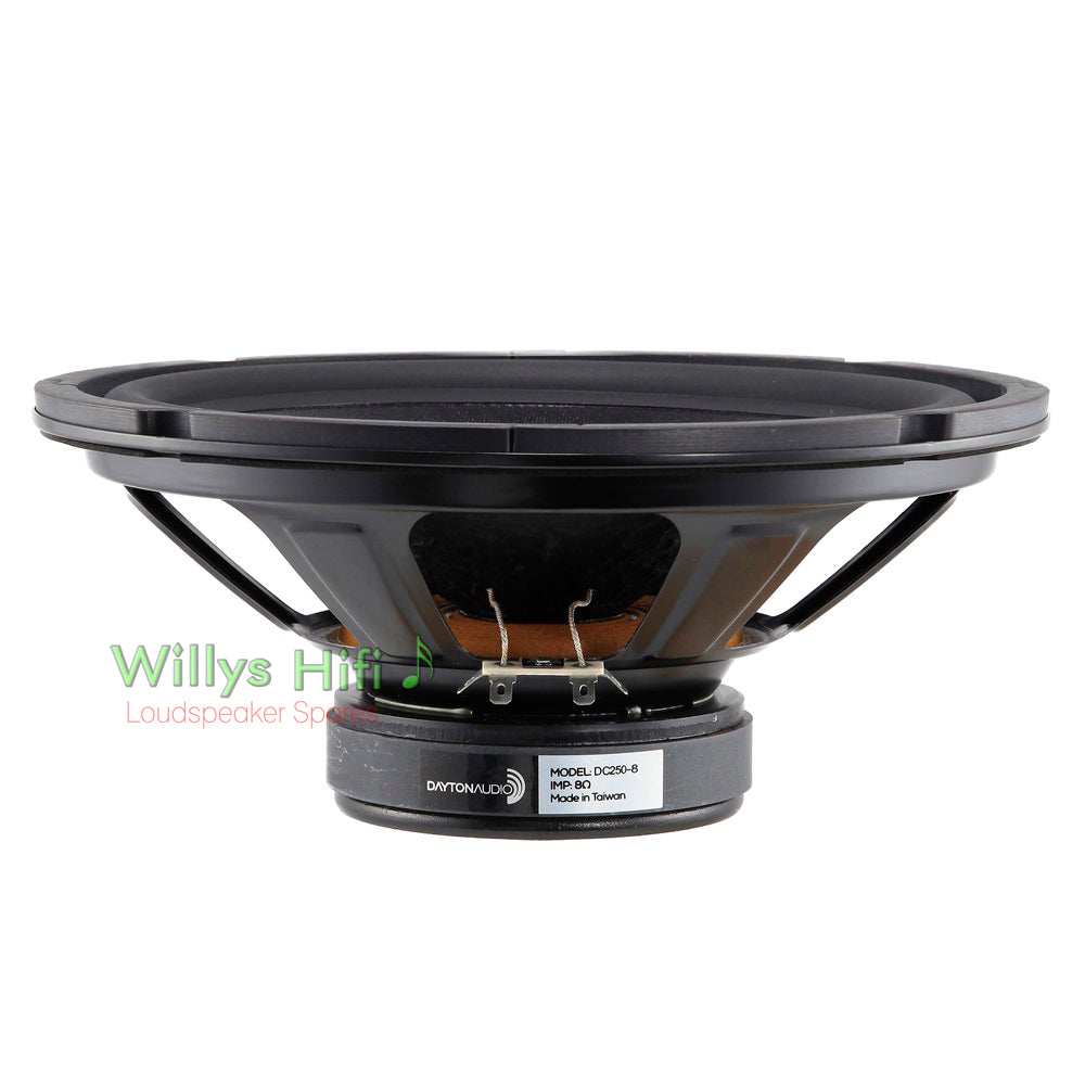 DAYTON AUDIO DC250-8 side view