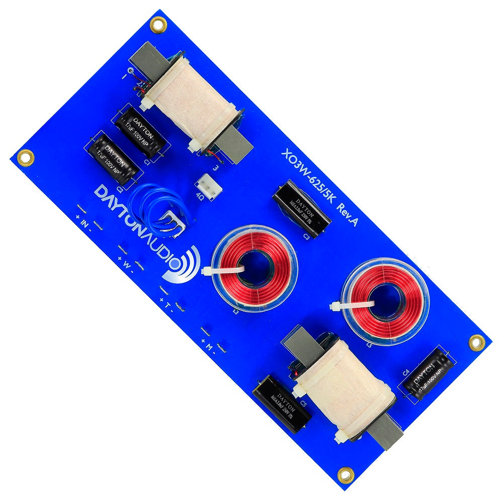 Dayton Audio XO3W-625/5K Speaker Crossover Network