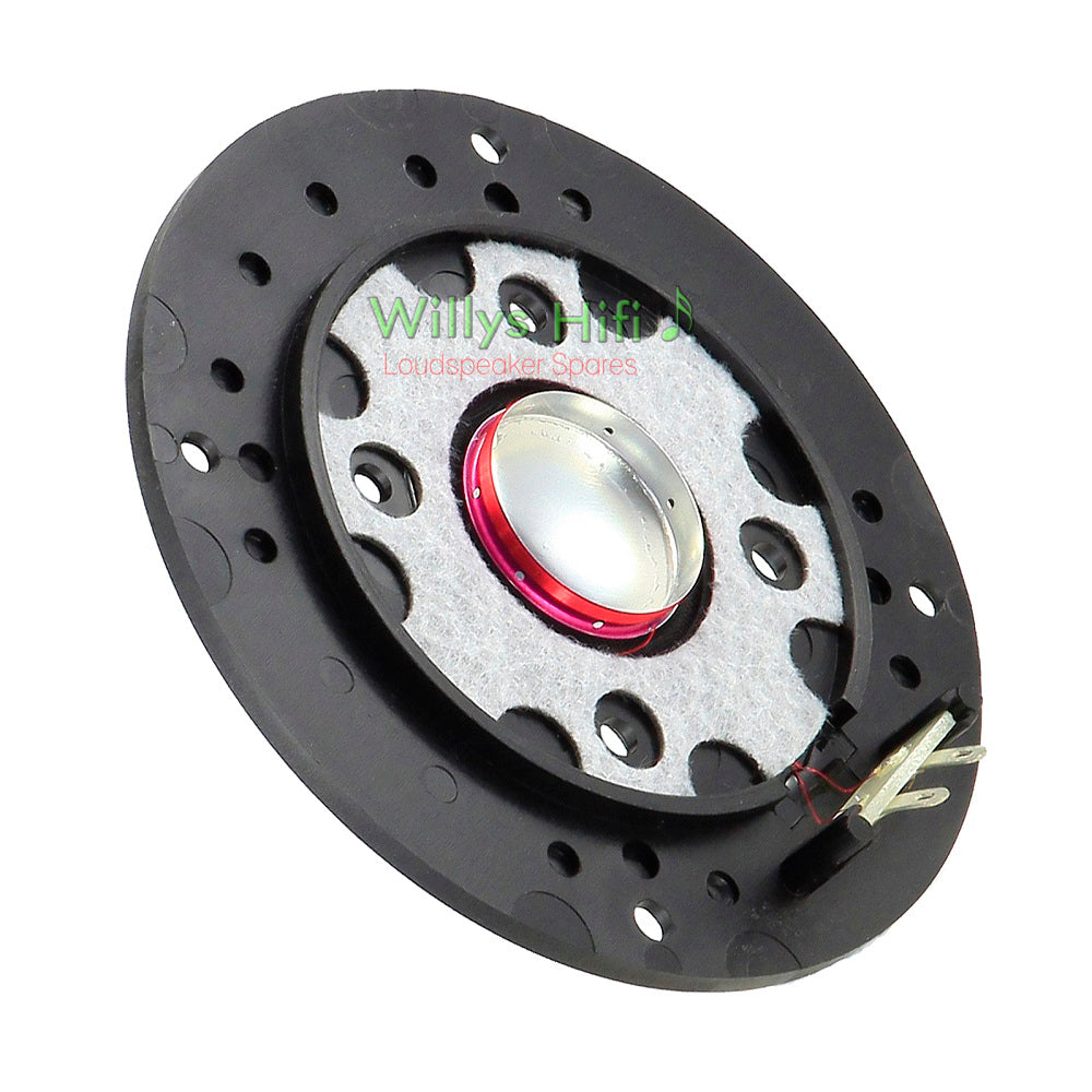 SEAS H358 H400 H417 Dome tweeter repair kit, rear view.