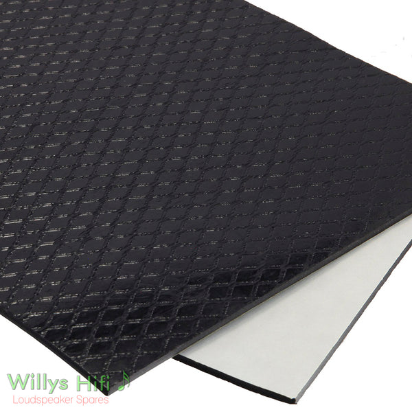 Bitumen Panel Soundproofing Bitumen Damping Panels 4.7mm - Self Adhesive - Willys-Hifi Ltd