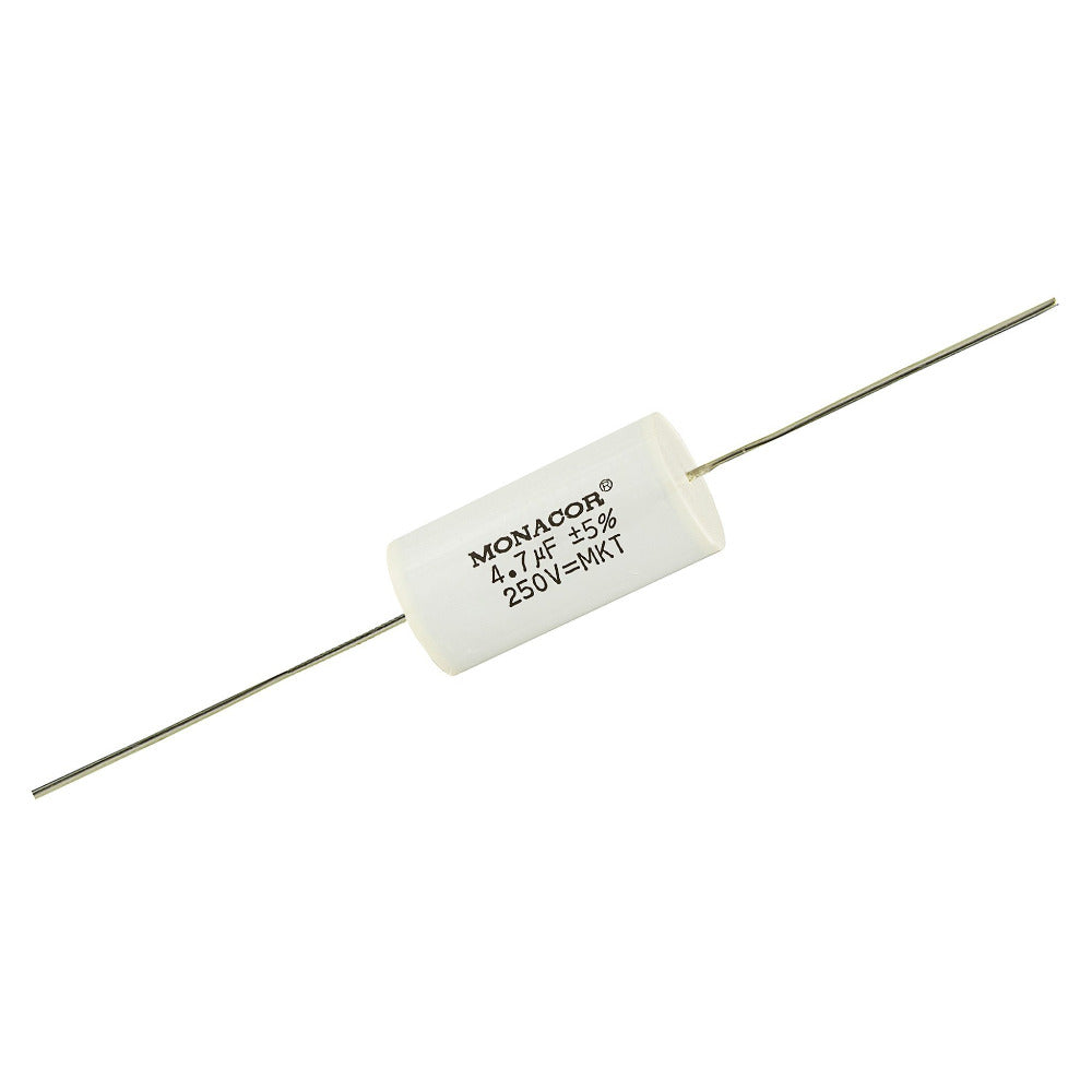 2pcs 4.7uF 250V Metallized Polyester Film Capacitors | 5% Tolerance For Audio Crossover