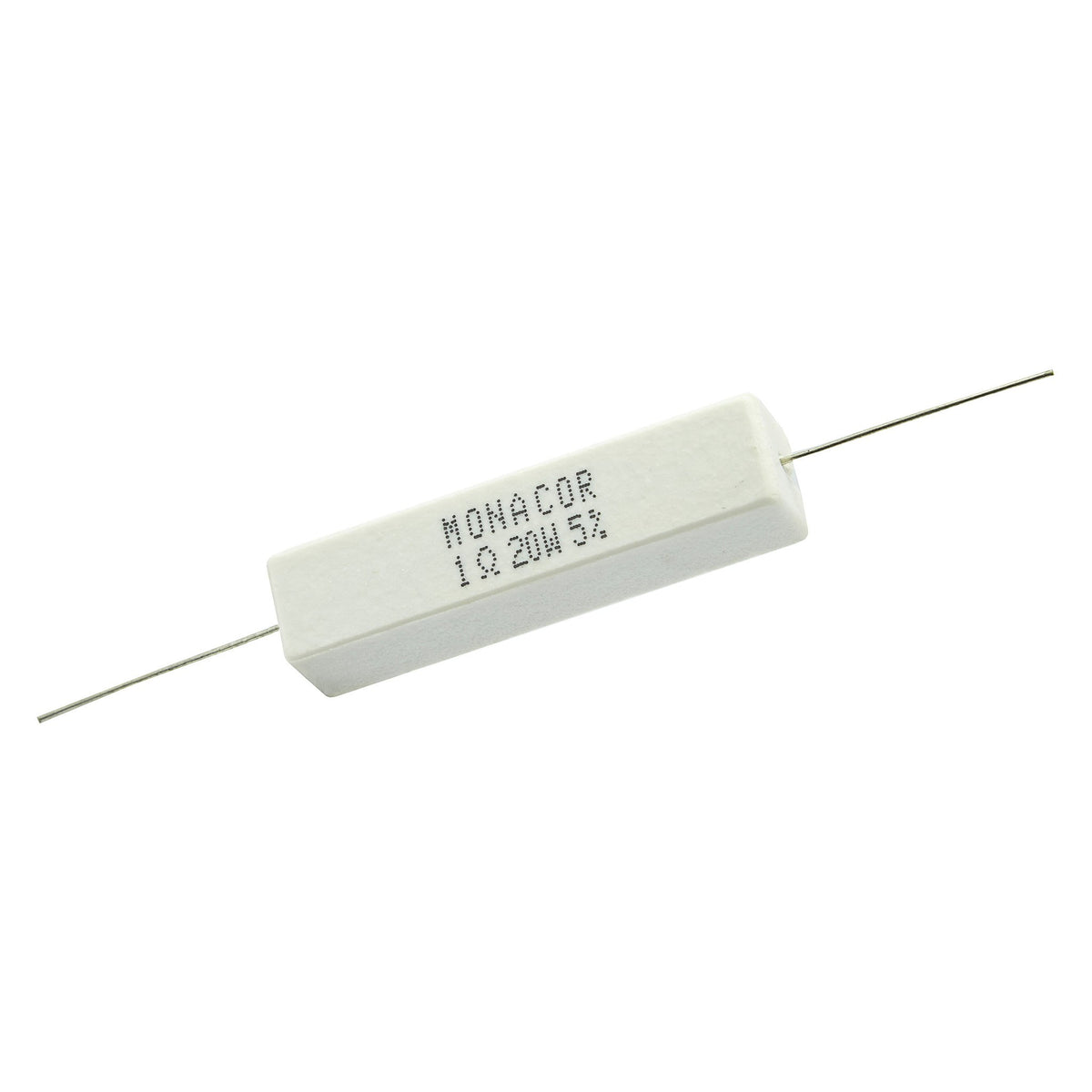 1.0 Ohm 20 Watt 5% Ceramic Wirewound Resistor - Willys-Hifi Ltd