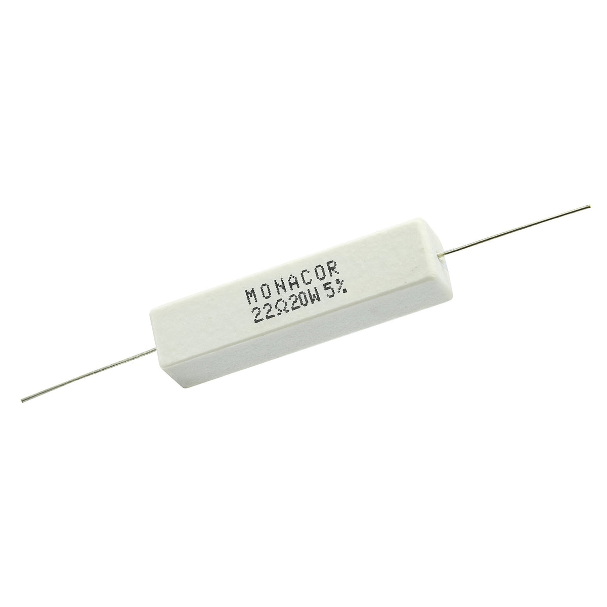 22 Ohm 20 Watt 5% Ceramic Wirewound Resistor - Willys-Hifi Ltd