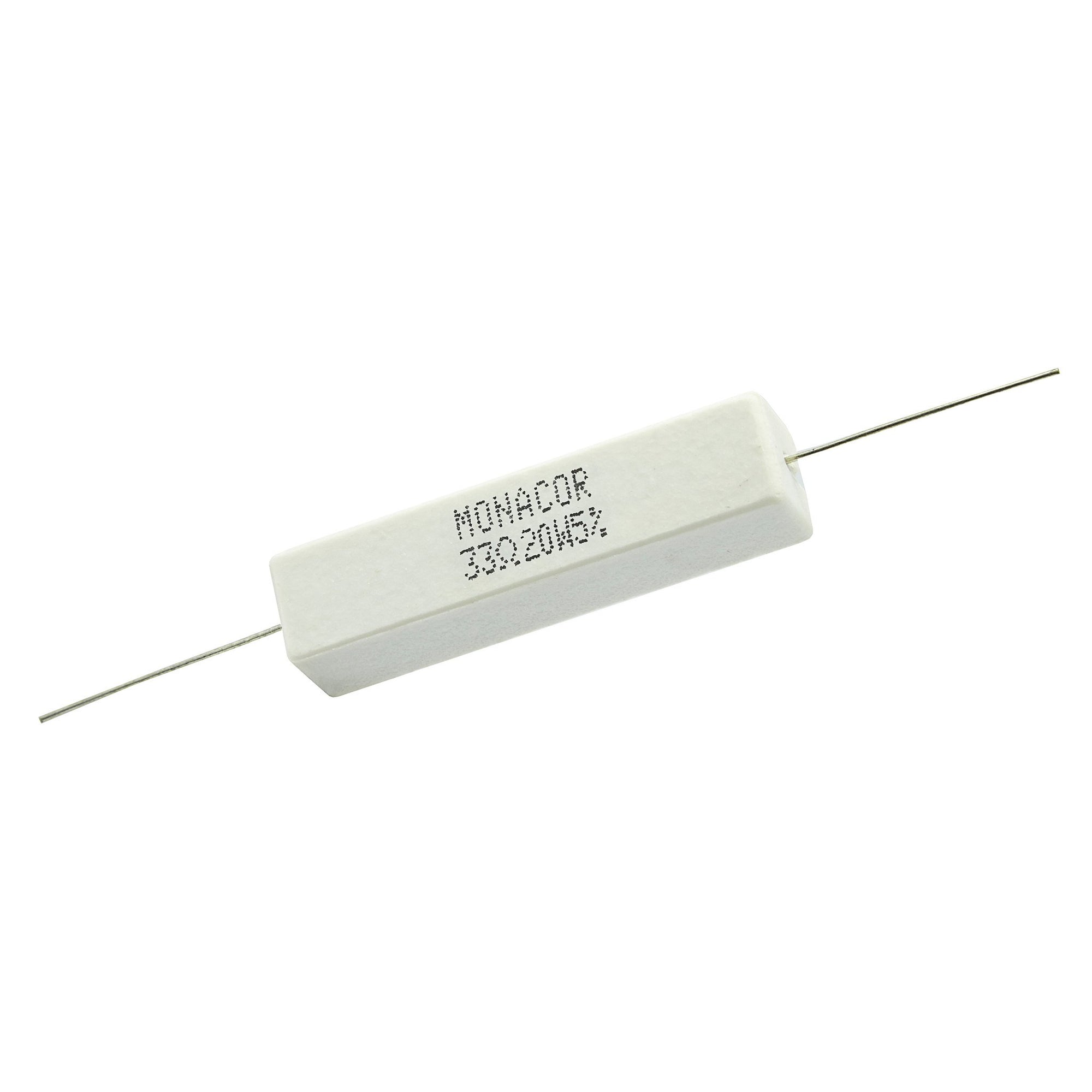33 Ohm 20 Watt 5% Ceramic Wirewound Resistor - Willys-Hifi Ltd
