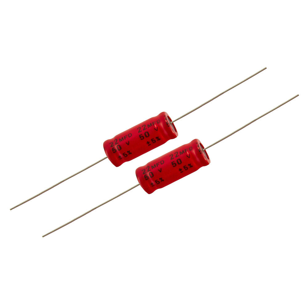 22uf Electrolytic Bipolar Capacitors. - Willys-Hifi Ltd