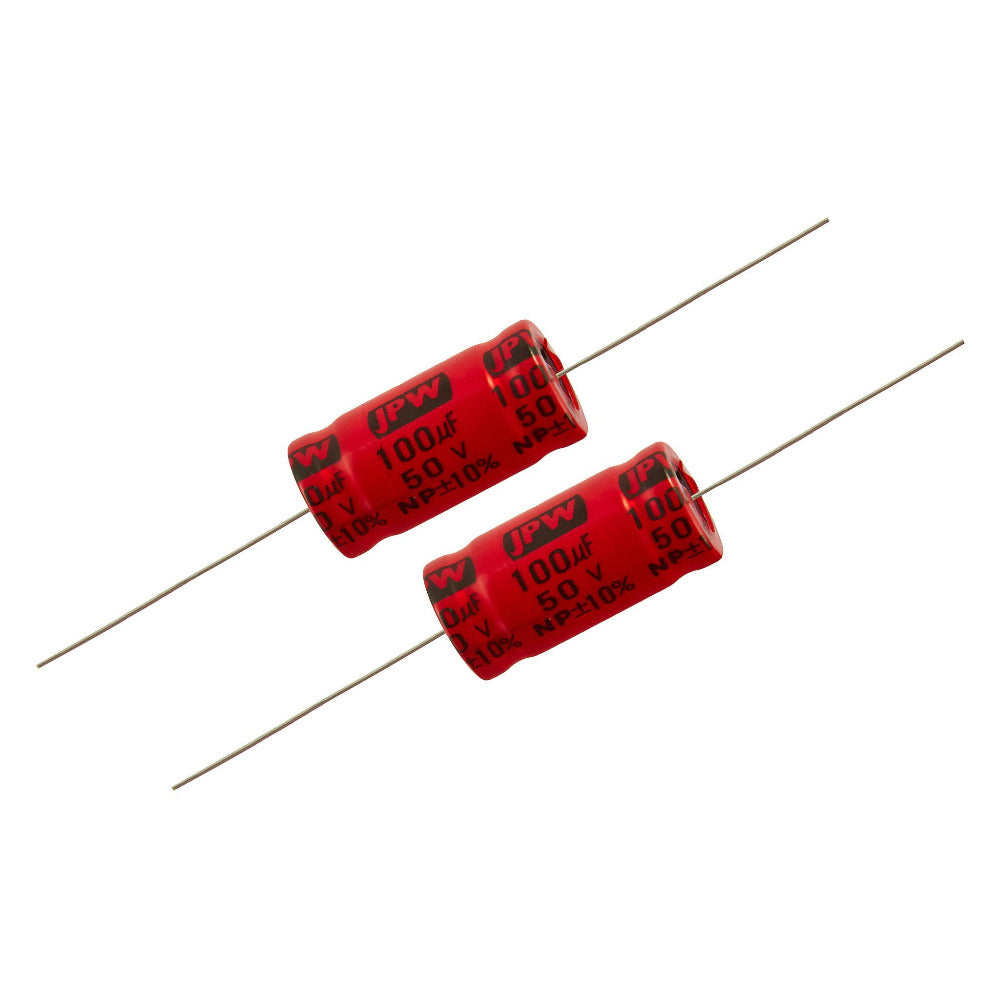 100uf Electrolytic Bipolar Capacitors. - Willys-Hifi Ltd