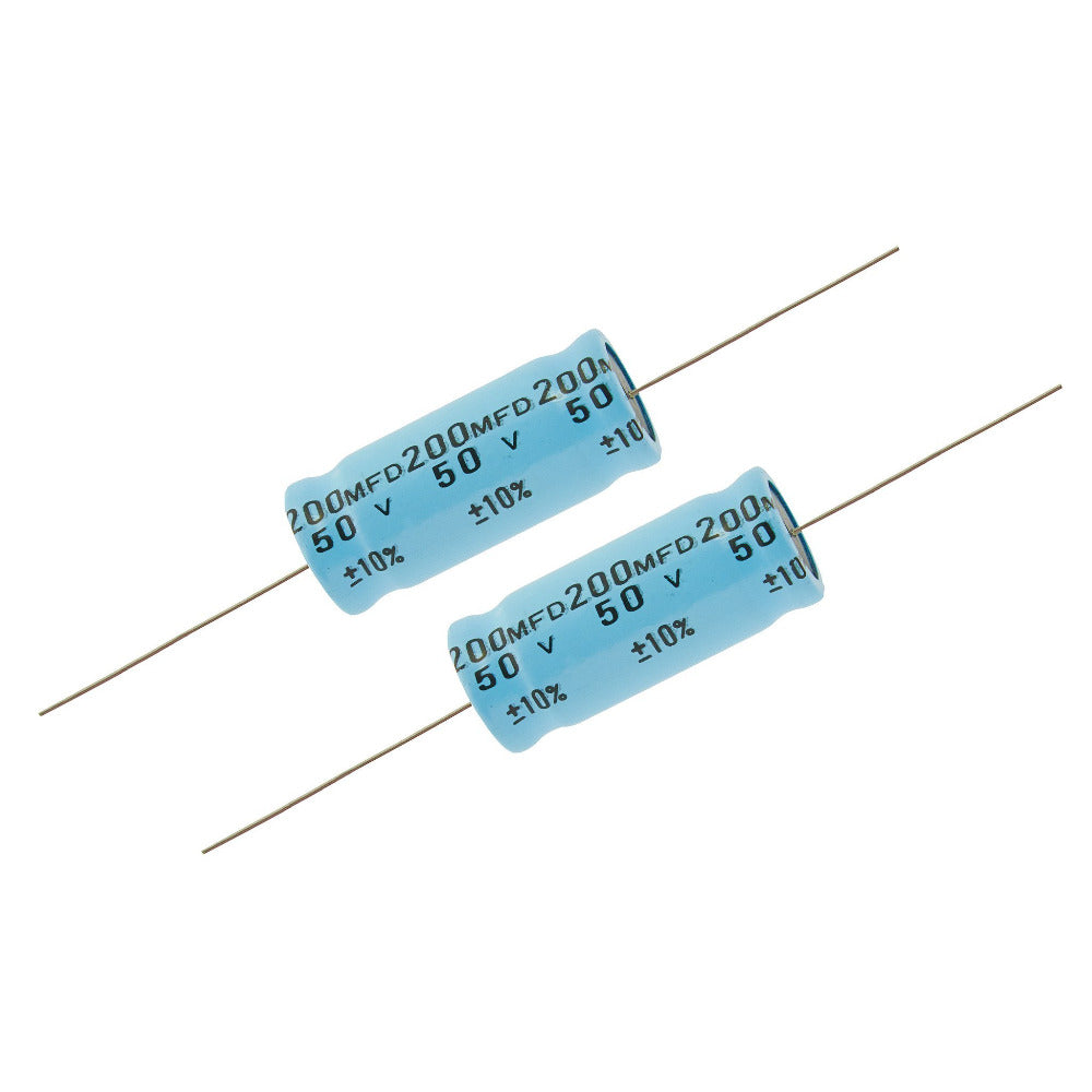 200uf Electrolytic Bipolar Capacitors. - Willys-Hifi Ltd
