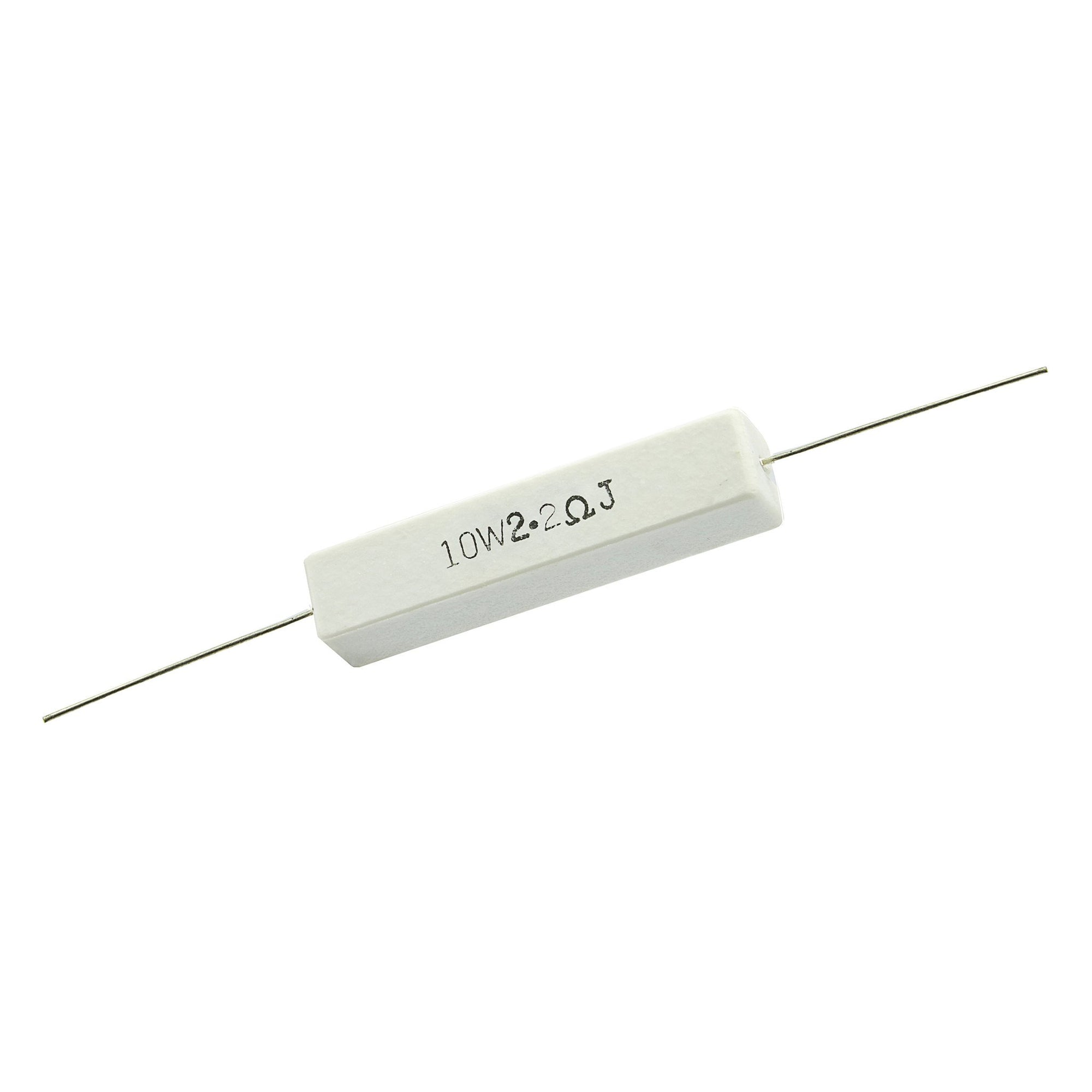 2.2 Ohm 10 Watt 5% Ceramic Wirewound Resistor - Willys-Hifi Ltd
