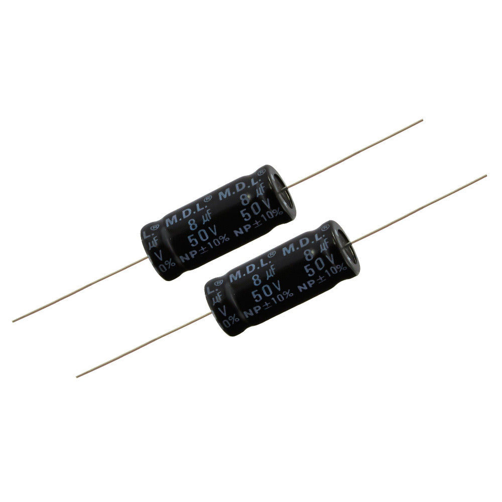 8uf Electrolytic Bipolar Capacitors. - Willys-Hifi Ltd
