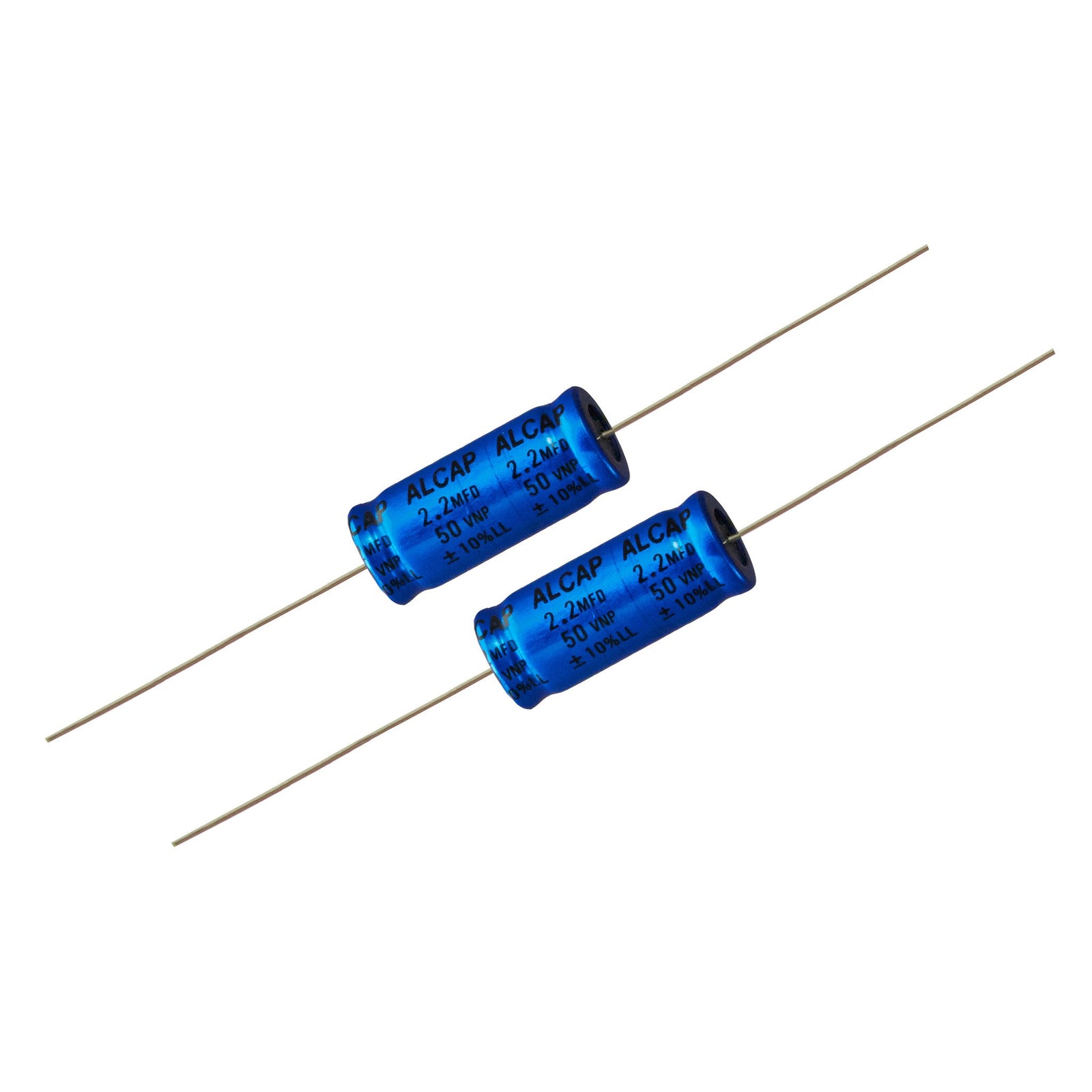 ALCAP 2.2uf Electrolytic Bipolar Capacitors - Willys-Hifi Ltd