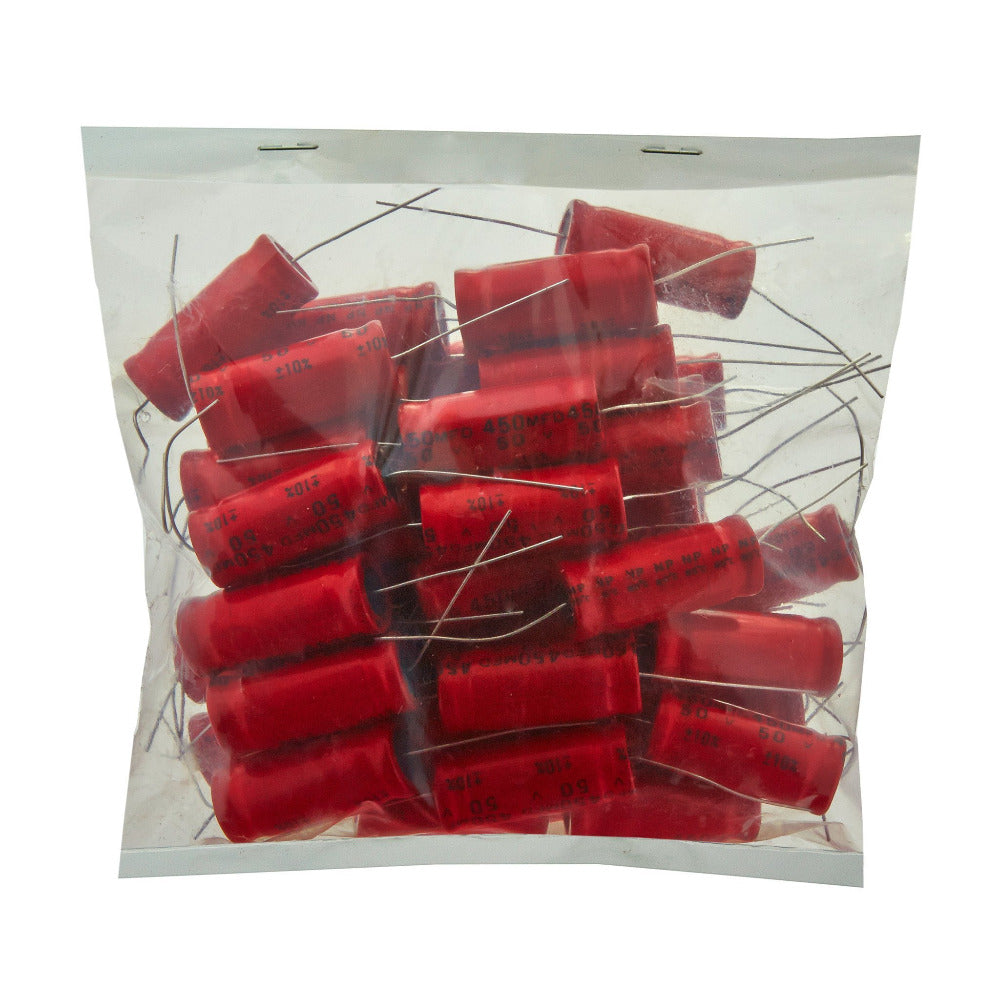 450uf Electrolytic Bipolar Capacitors. BULK BAG 50 - Willys-Hifi Ltd