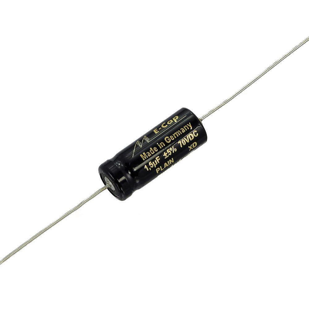 Mundorf ECap AC 1.5uf 70V Bipolar Electrolytic Capacitor - PLAIN