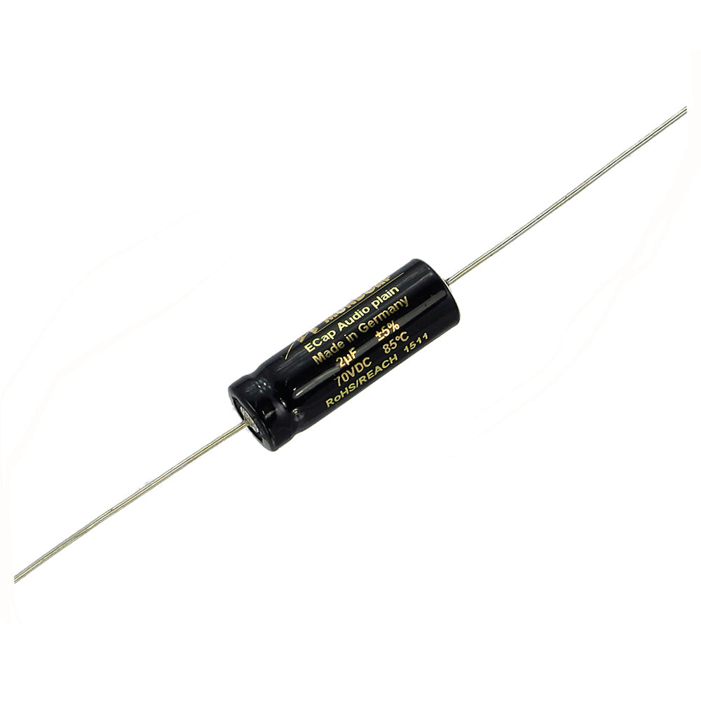 Mundorf ECap AC 2uf 70V Bipolar Electrolytic Capacitor