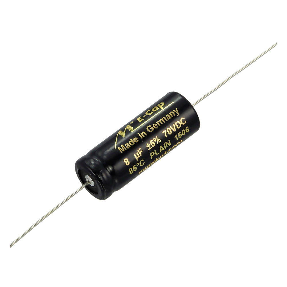 Mundorf ECap AC 8uf 70V Bipolar Electrolytic Capacitor