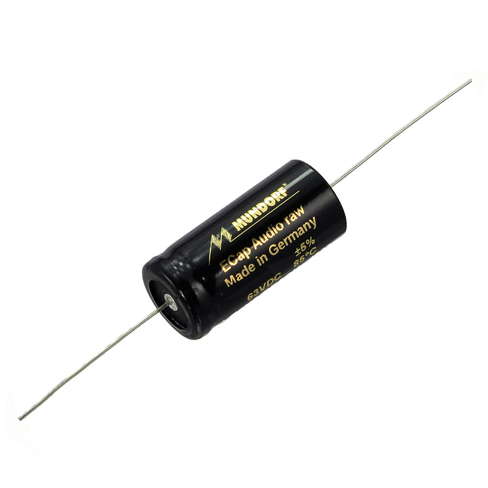 Mundorf ECap AC 125uf 100V Bipolar Electrolytic Capacitor