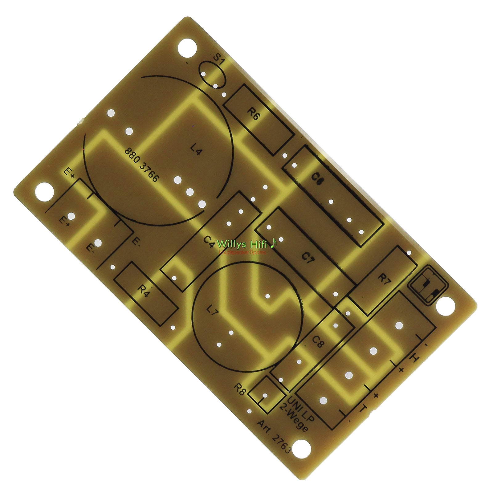 Intertechnik 2 Way Speaker Crossover PCB 1342763