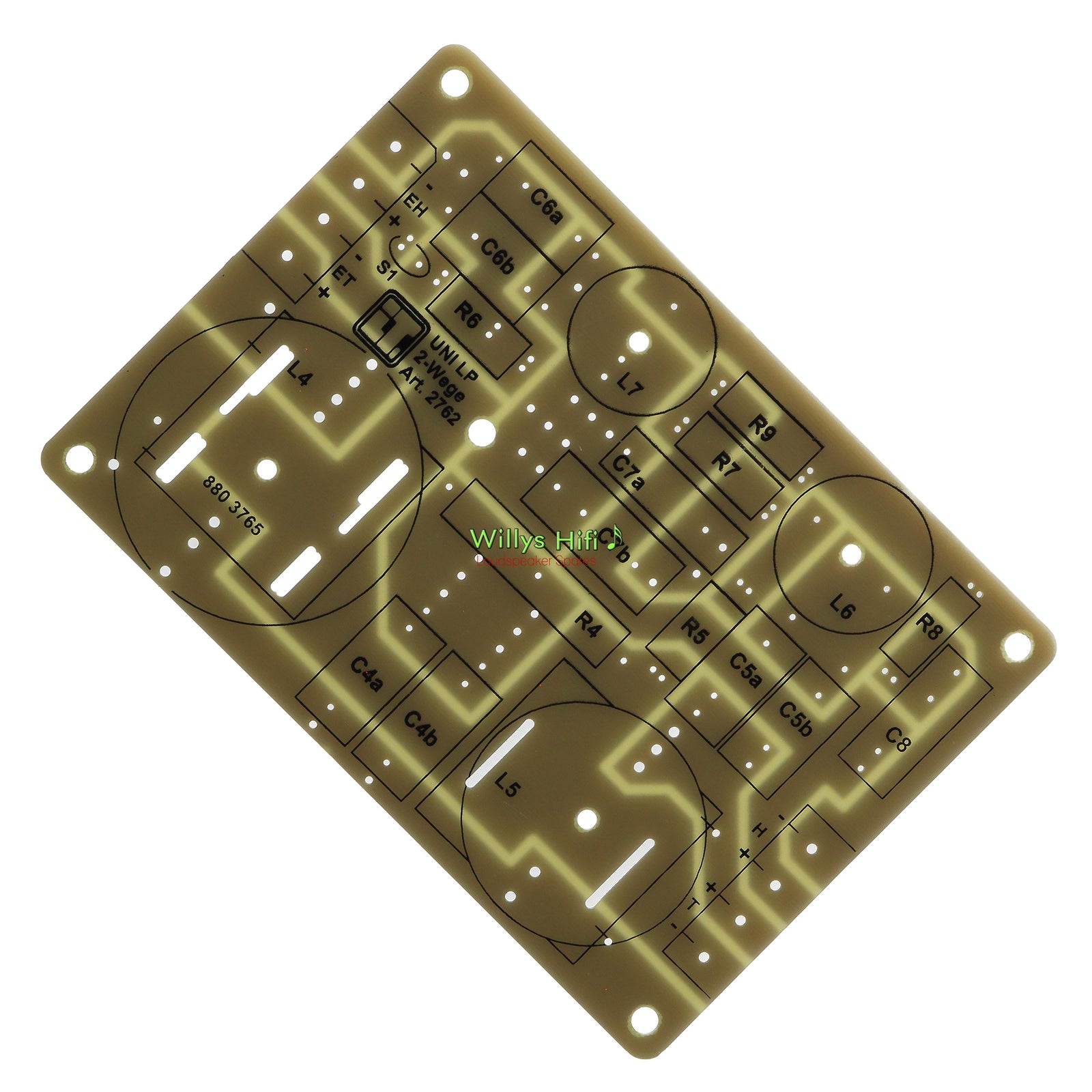 Intertechnik 1342762 Universal 2 Way Crossover PCB