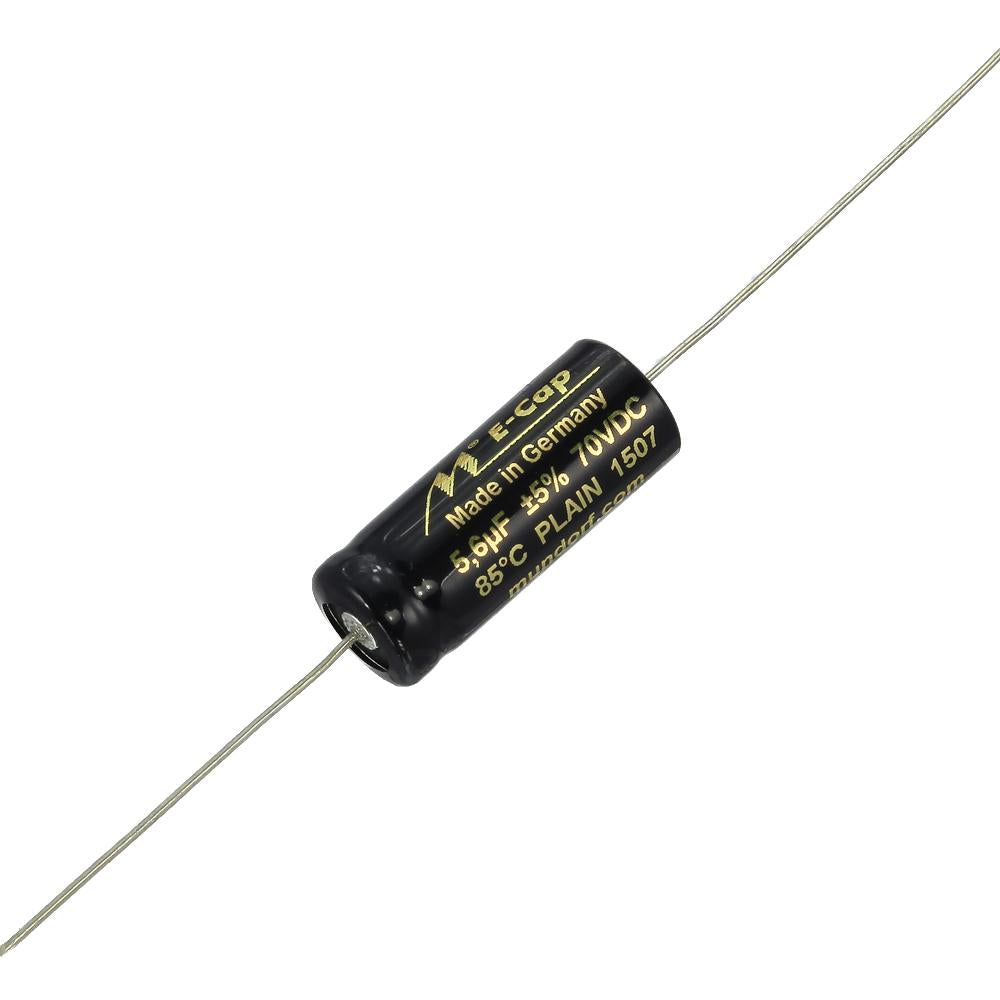 Mundorf ECap AC 5.6uf 70V Bipolar Electrolytic Capacitor - PLAIN