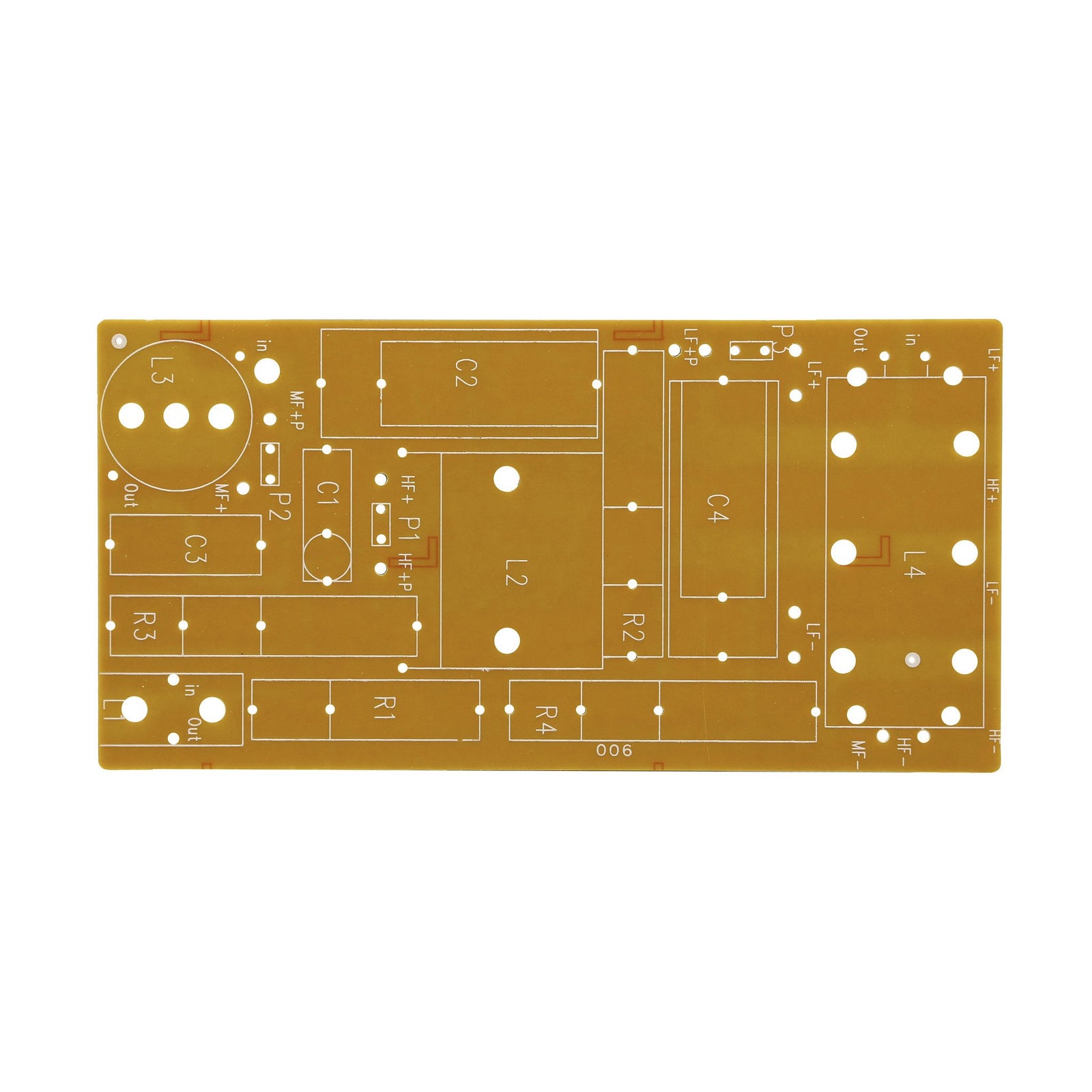 Speaker crossover circuit board - Universal - Willys-Hifi Ltd