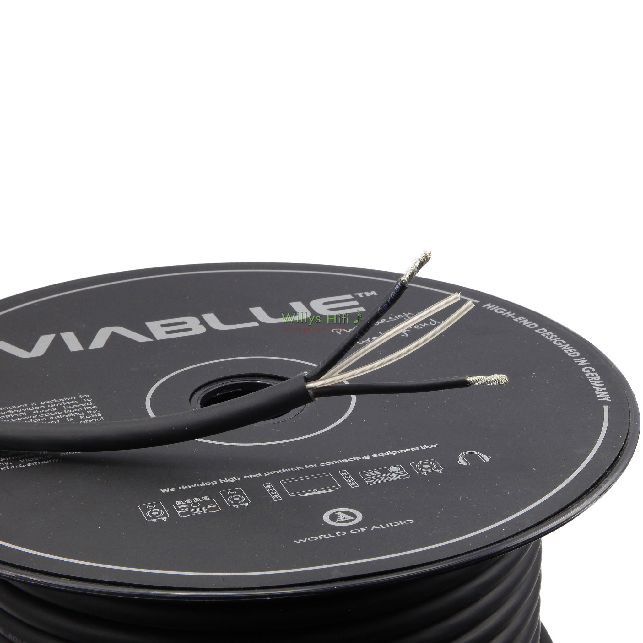 Nerve Audio SC-22 Silver Plated Copper Speaker Cable - Twisted Pair Audio Wire Sold By The Foot